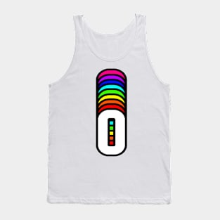 Rainbow Letter, O Tank Top